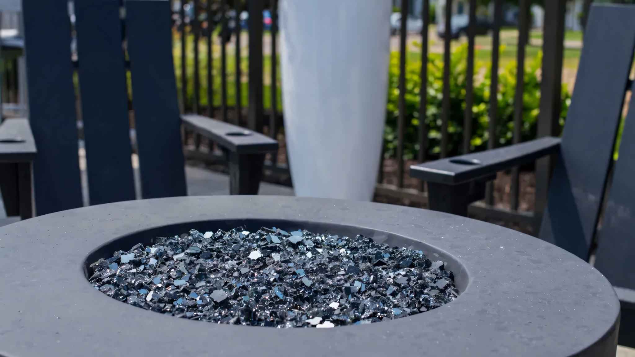 fire pit at Millennium East